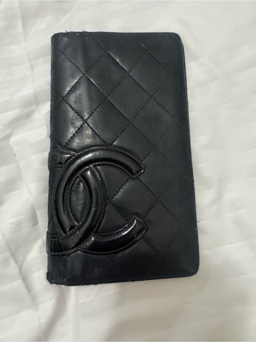 Chanel Quilted Black Long Wallet (project)